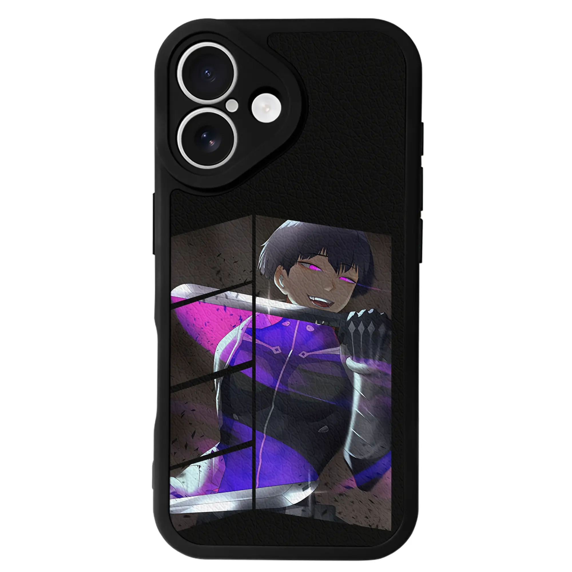 怪獣8号 グッズ,保科宗四郎 - IPhone 16シリーズ対応 ・ シリコンスマホケース ・ レザー調 ・ 高精度フィット ・ 耐衝撃 ・ ワイヤレス充電対応 ・ 精密カット